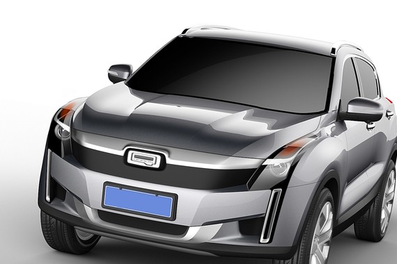 观致2量产版效果图曝光 将提供无线充电