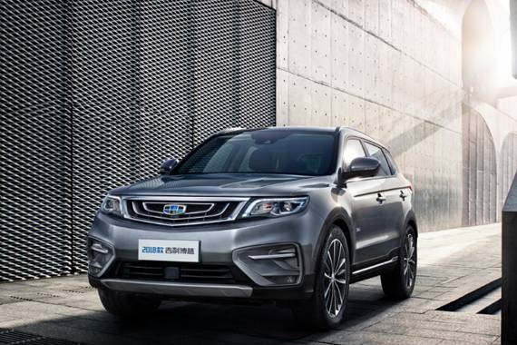 外观更动感新增钛晶灰 2018款博越官图曝光