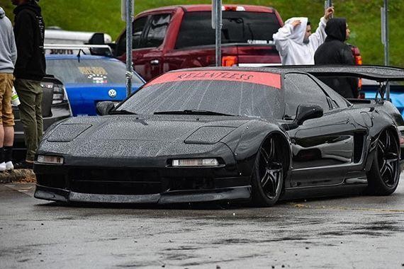 黑军人里的年老 东洋法拉利NSX竞技改装