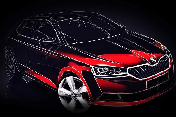 斯柯达发布改款晶锐设计图 将亮相2018日内瓦车展
