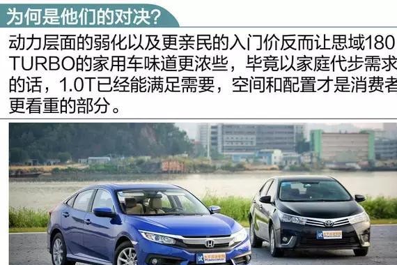 动静皆宜 思域1.0T/卡罗拉 比一比说一说