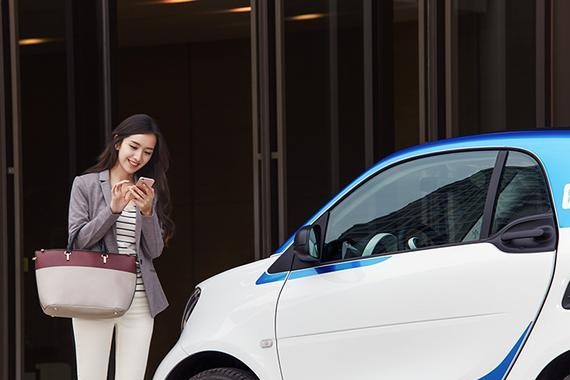 有了共享汽车，谁还去租赁公司租车，还居然这么便宜