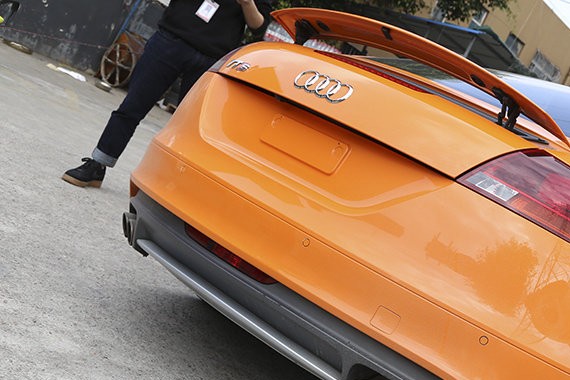 奥迪TTS硬顶型提车加改装卡妙思赛车表EVC 落地五十万再花万把块升级