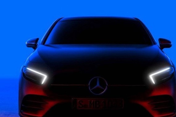 奔驰新一代A级预告图 2月2日全球首发