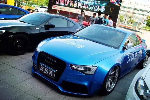 国内佳作，匠心独具 奥迪A5气动宽体鉴赏