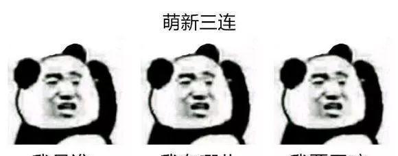 最全的三连表情包!