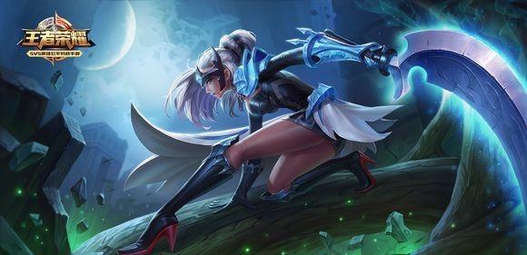 王者荣耀就扶你:露娜七进七出飘逸如仙