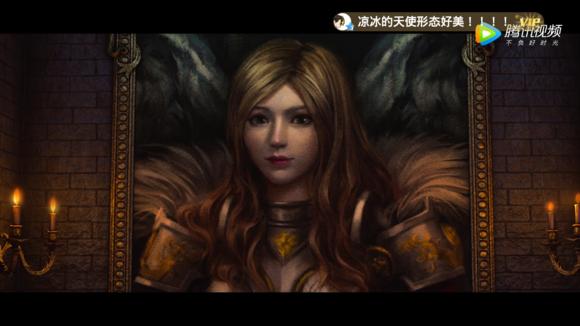 超神学院:凯尔神殿的一副天使画像，凉冰还是凯莎?抑或它们母亲