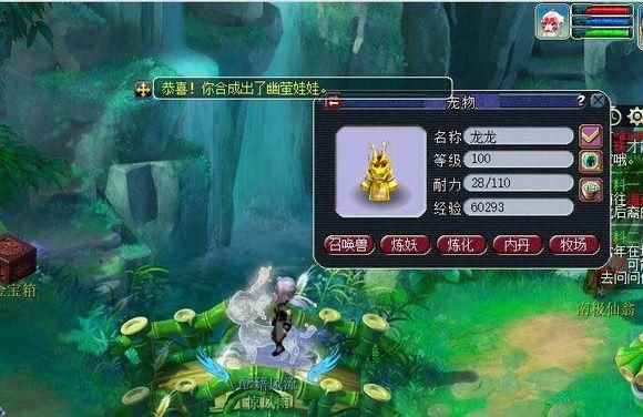 梦幻西游玩家合须弥娃娃分享经验:持国不能带