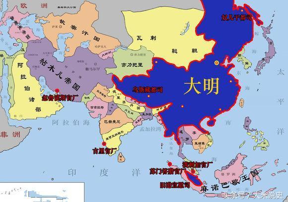 我国的领土极限在哪里,明朝很牛逼|旧港|领土|宣慰司_新浪新闻