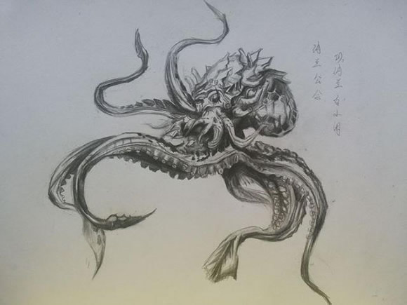 第10 : 挪威海怪------ 克拉肯 (kraken)