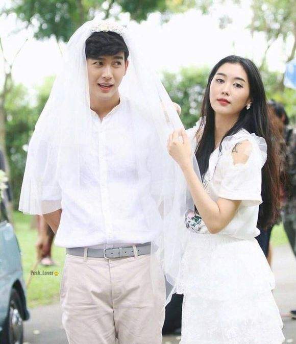 早春情侣装如何搭配,看看泰剧《花戒指》push哥和女主就知道了!