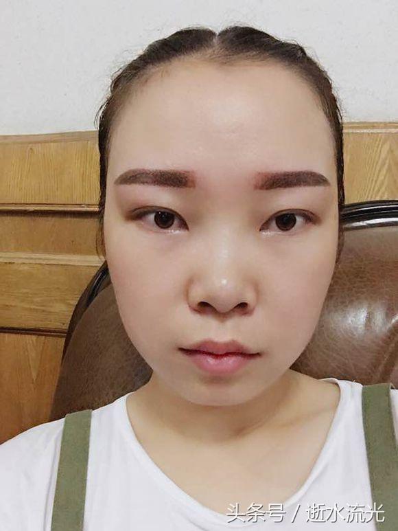 “纹眉”后闺蜜说我是高低眉,补色后成了蜡笔小新的一字眉,呜呜