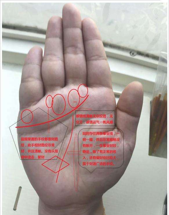 这才是富贵手相,对比下就知道差距在哪