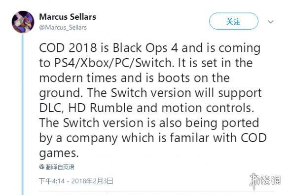 传言《使命召唤15》为现代战争背景 还将登陆