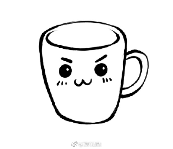 杯子简笔画_竹子简笔画_蜜蜂简笔画-圈子花园图片