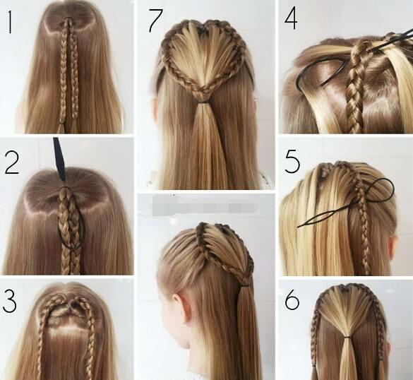 五款超美的儿童编发详解，能学会最后一款编发你就无敌了!