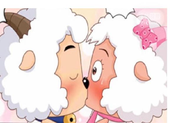 喜羊羊与灰太狼中帅呆了的五只羊,他人气最高,是当之无愧的男神