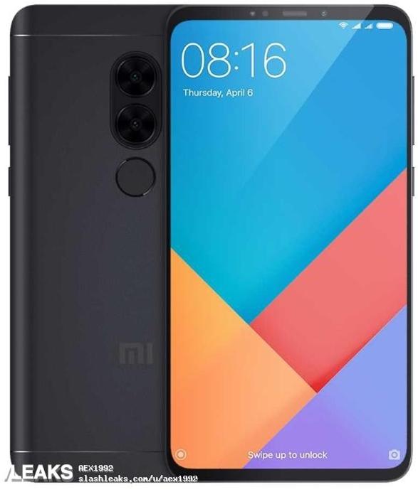 红米redminote5,红米redminote9pro 红米note5真机渲染图曝光:首发骁龙632加持后置双摄 2月份发布