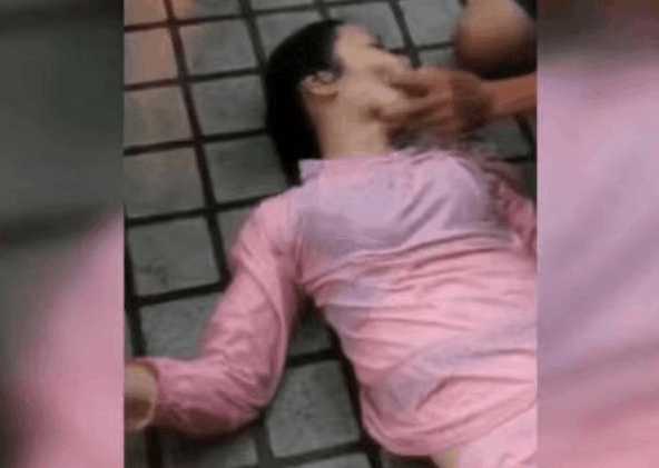实拍: 90后美女落水后被救起, 醒来后这一反应直接