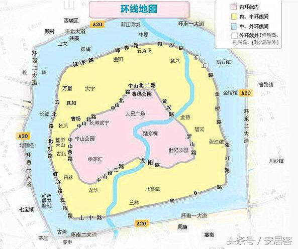 上海内环、中环、外环房价差别到底有多大？郊区房换不起市区厕所