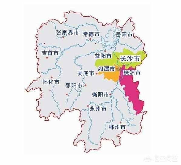 长株潭合并之后, 在我国所有城市中什么地位?