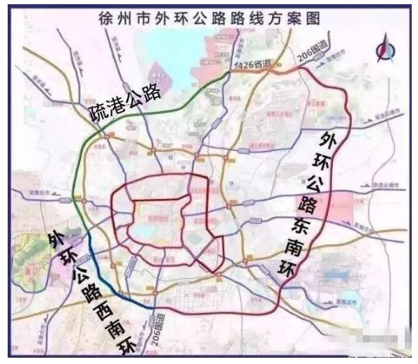 徐州五环来啦!这条13公里的路段今年开工,快看看经过你家门口吗