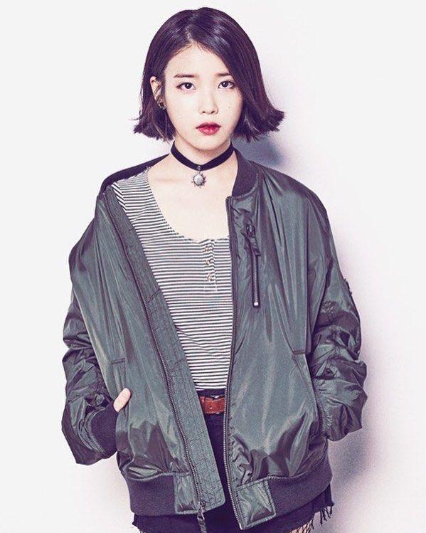 iu短发写真_iu短发_iu齐肩短发-圈子花园图片