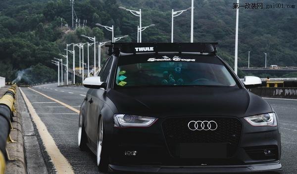 黑色诱惑 公路魅影奥迪A4L欣赏