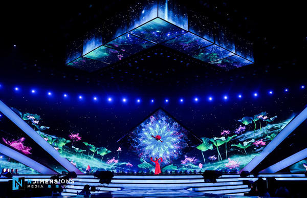 浙江卫视春晚舞美多变恩维传媒舞台视觉塑造场