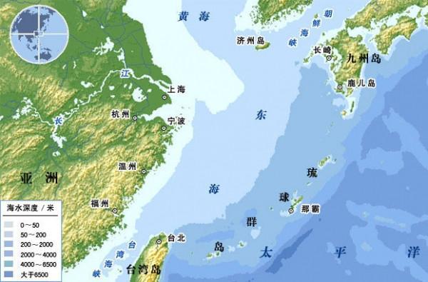 东海是我国第二大海,总面积77万平方公里,全海域的平均水深