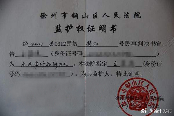 监护人证明哪里开图片