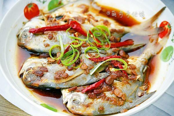 鲳鱼酱蒸儿童菜谱大全岁黄豆的4图片