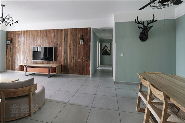 北欧风格装修样板房,四房两厅还能这样装?