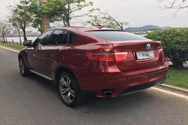 黄江二手车2012年宝马x6--3.0t/枣红色黄内/美版四座