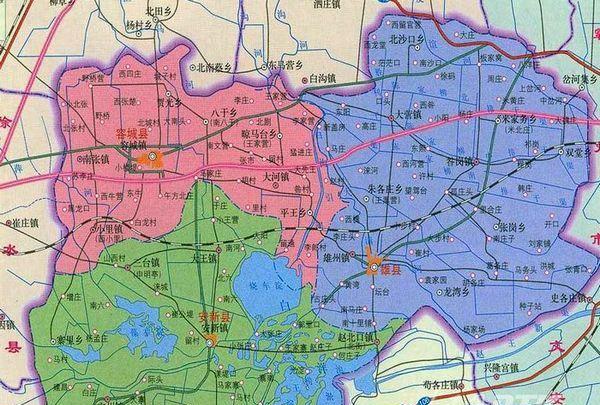 河北保定雄安新区地图