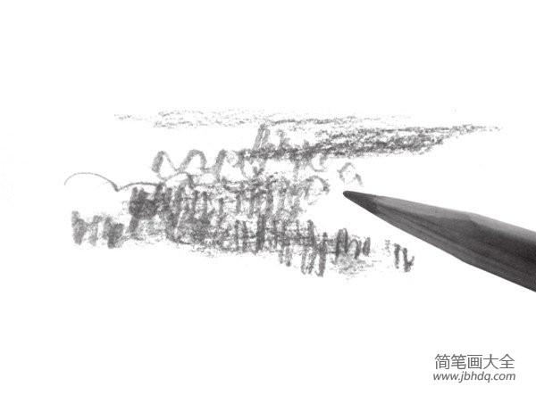 速写云彩质感,草坪质感的绘画技法