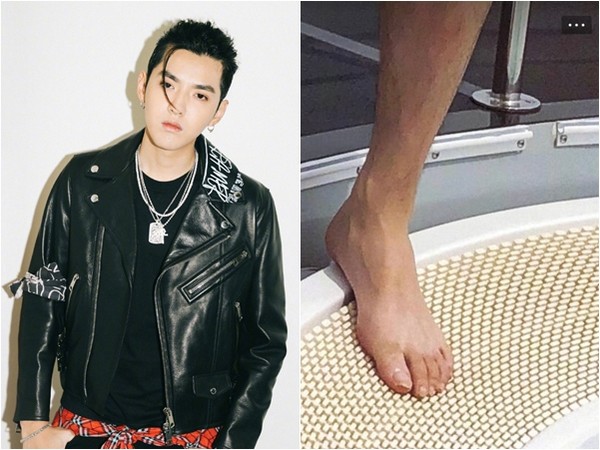 吴亦凡"脚指甲挨轰恶心!" po生活照被呛:脚脏毁所有