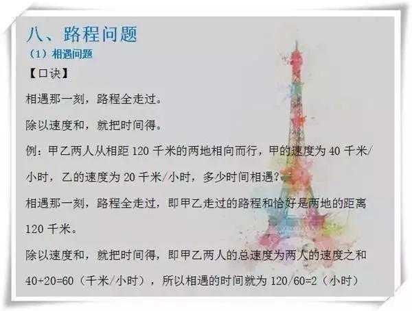 小学6年, 孩子数学次次满分! 全靠这13句解题口诀! 实例解析!