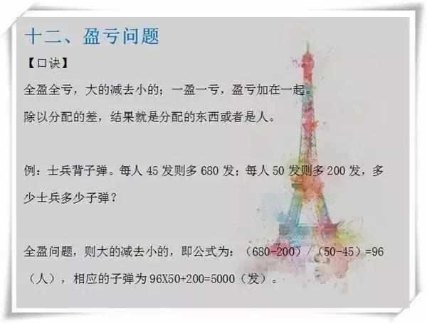 小学6年, 孩子数学次次满分! 全靠这13句解题口诀! 实例解析!