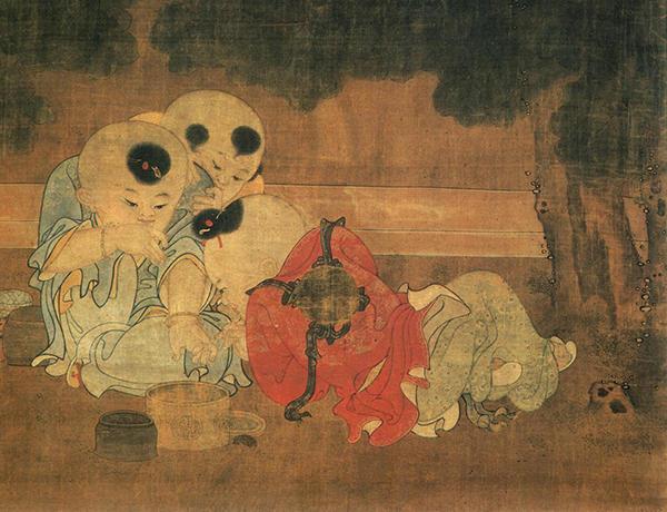 明朝的颜色皇子小时候都要剃光头?葡萄酒红头发公主图片