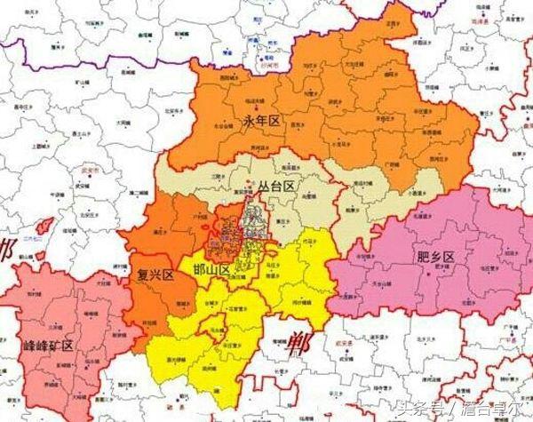 正文        邯郸行政区划地图左下角为峰峰矿区   2,江苏省常熟市
