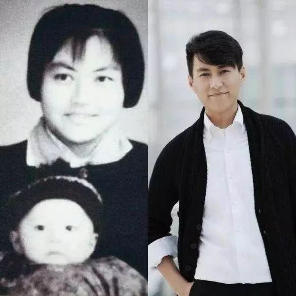 41岁的靳东为什么这么帅?看了他妈妈的照片你就秒懂了!