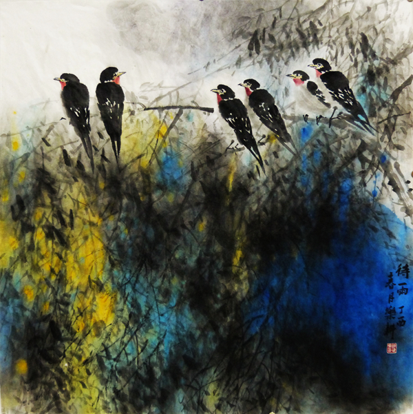 笔蘸情怀 意凝万象--析读谢建军(乐耕)的国画作