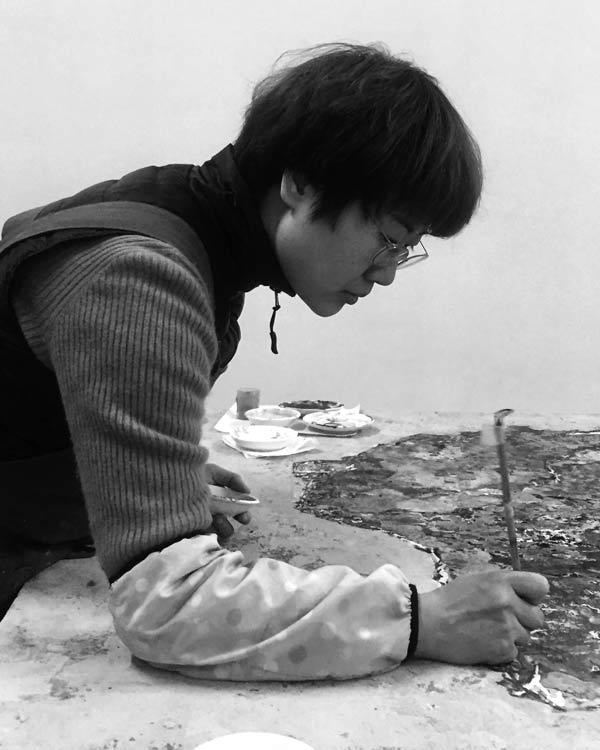青年岩彩艺术家推荐:伍璐璐《丝路丹青 岩彩传新》岩彩画展