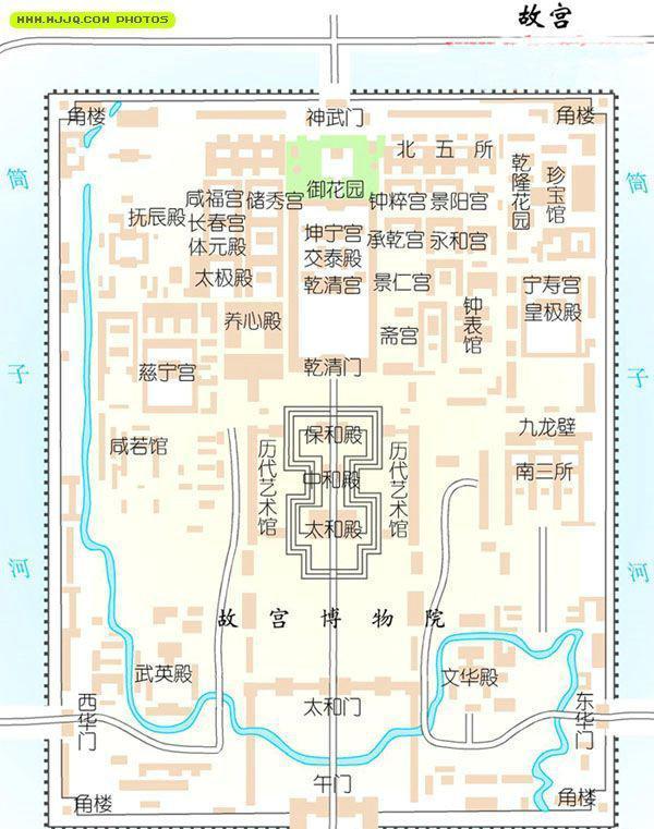 如今故宫大多为清代修建，那么明清故宫的区别有哪些？