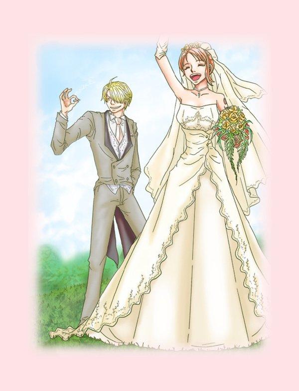 布琳根本没戏，娜美才是山治的真爱，他做梦都想要把娜美娶回家