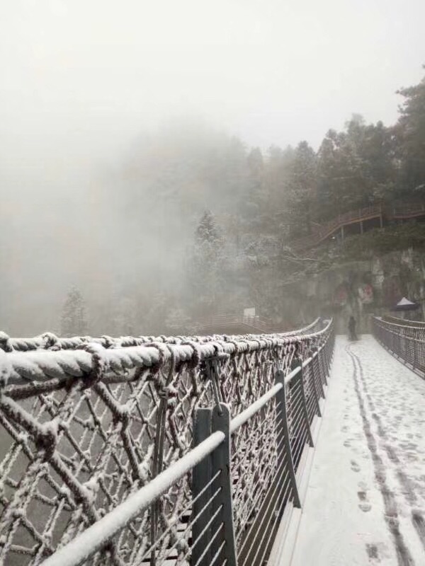 大雪"闯"进娄山关,冰雪美照震撼来袭!