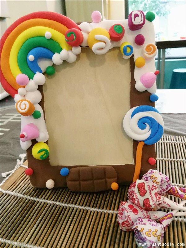 幼儿园废物利用教程:收了这波创意手工相框