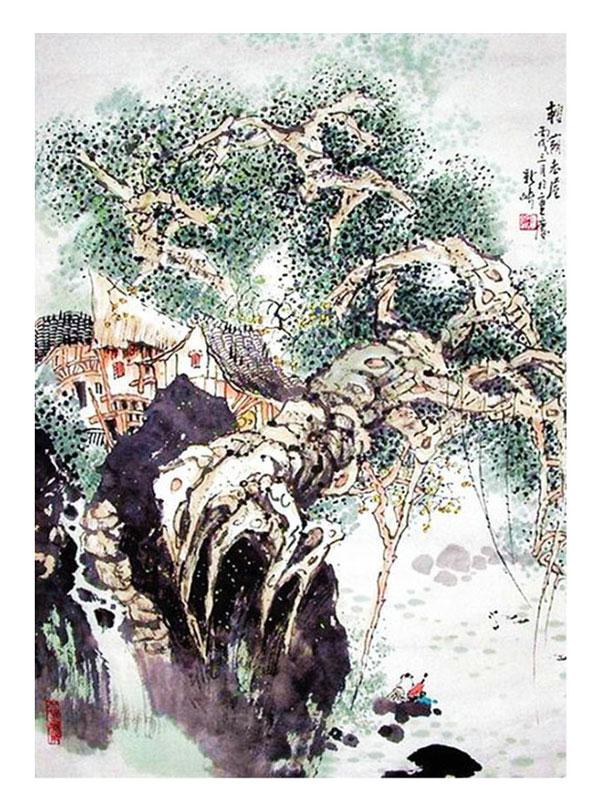 天天漫画网画家熊新峡西南山水川蜀最奇